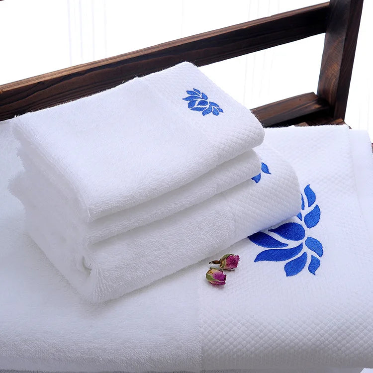 Serviette de bain en coton platine 2