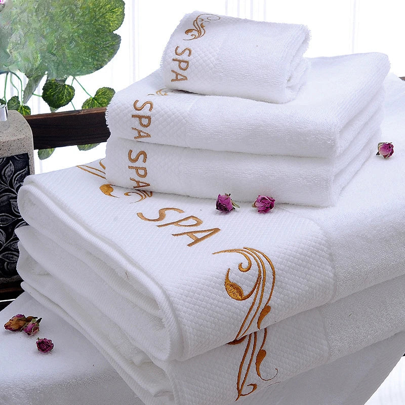 Serviette de bain en coton platine 3