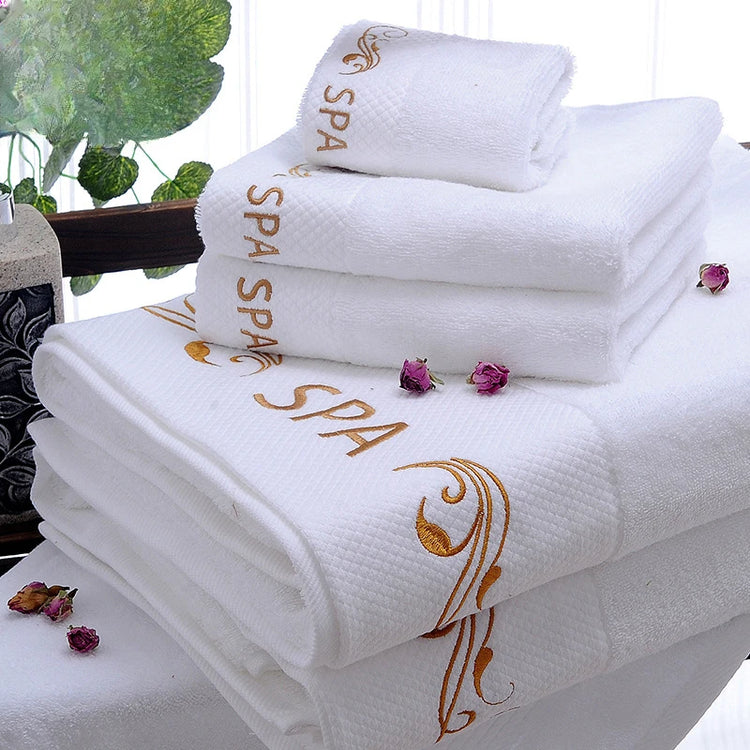 Serviette de bain en coton platine 3