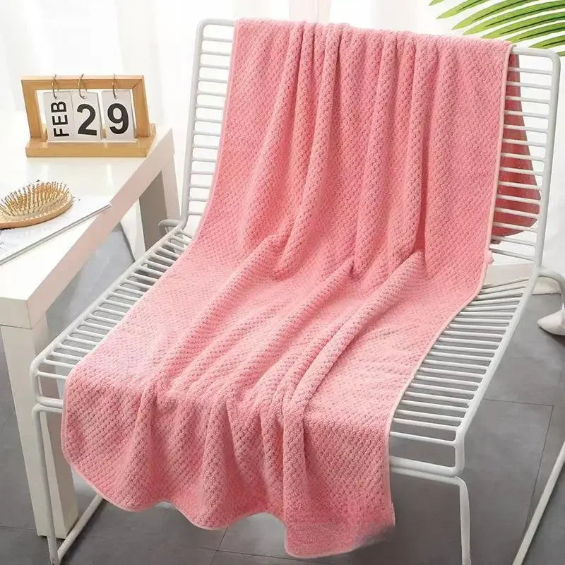 Serviette de bain en treillis d&