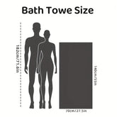 Serviette de bain en treillis d&