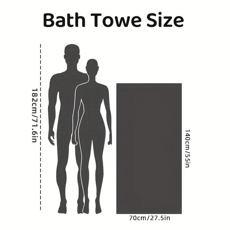 Serviette de bain en treillis d&