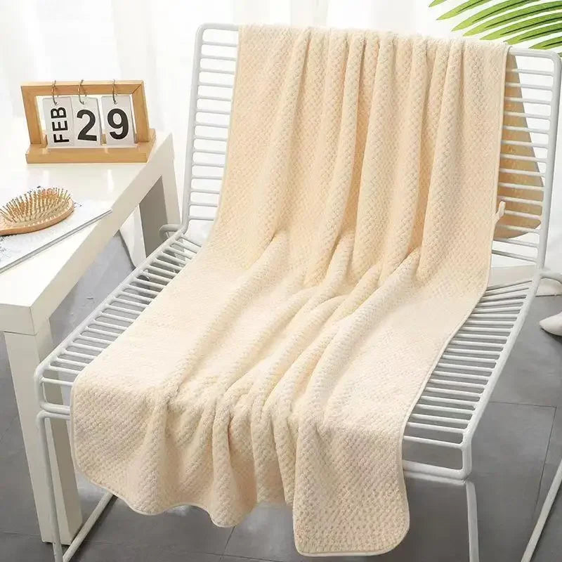 Serviette de bain en treillis d&