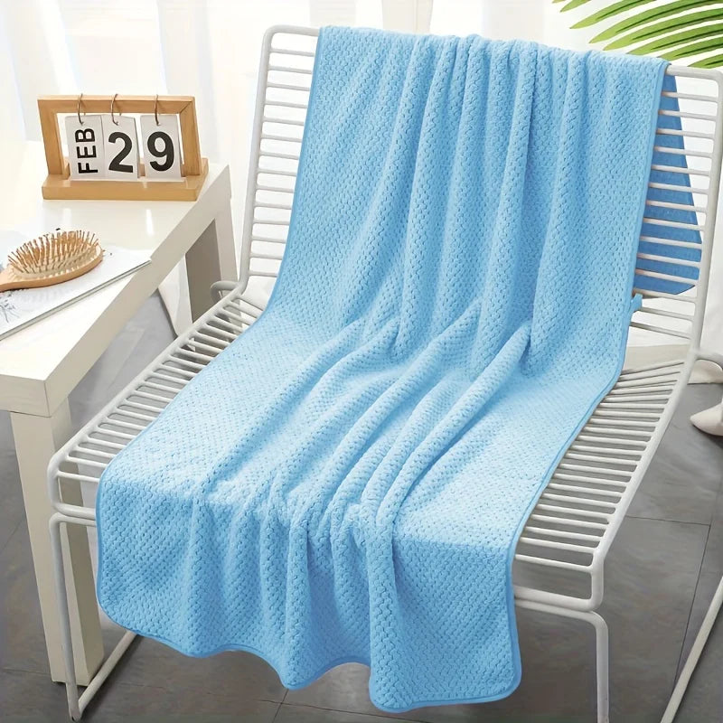 Serviette de bain en treillis d&