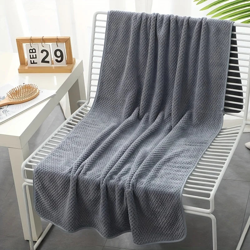 Serviette de bain en treillis d&