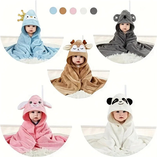 Serviette de bain enfant zoo