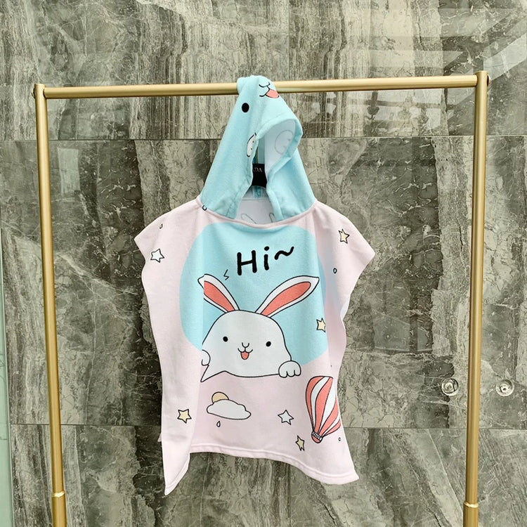 Serviette de bain enfants avec capuche 12
