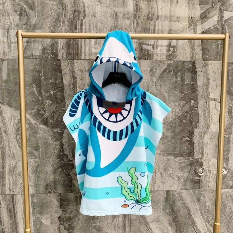 Serviette de bain enfants avec capuche 13