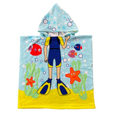 Serviette de bain enfants avec capuche 17