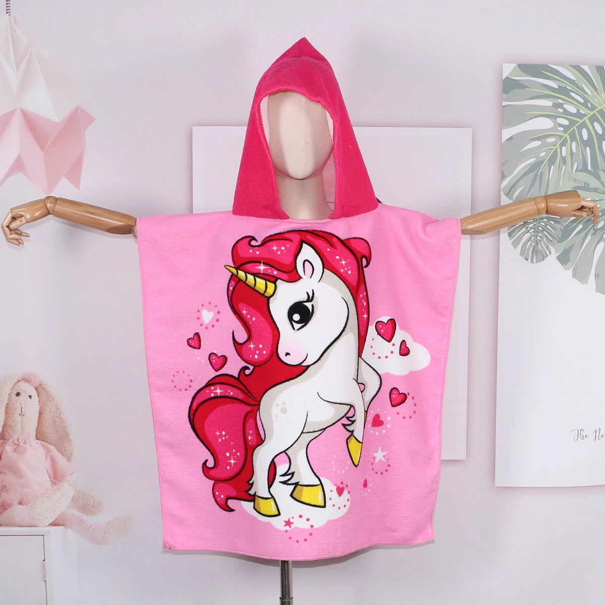 Serviette de bain enfants avec capuche 19