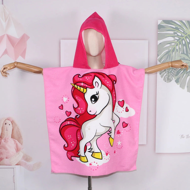 Serviette de bain enfants avec capuche 19