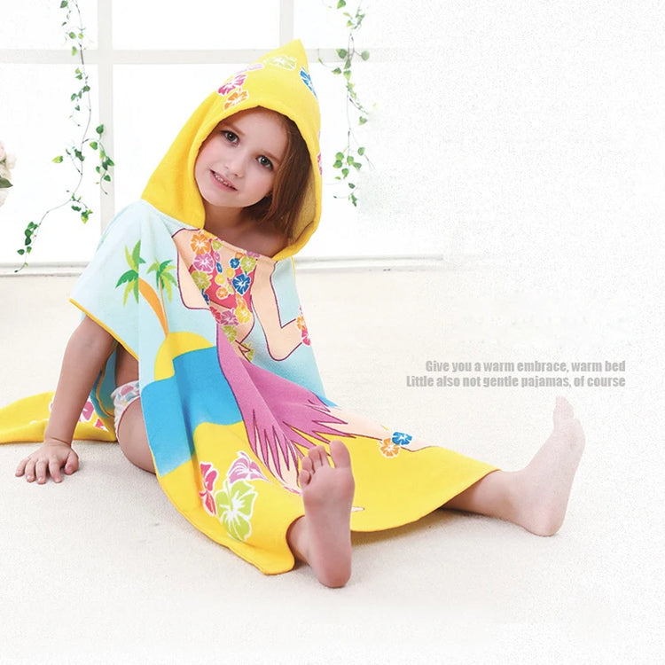 Serviette de bain enfants avec capuche 2