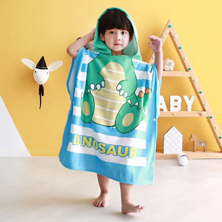 Serviette de bain enfants avec capuche 34