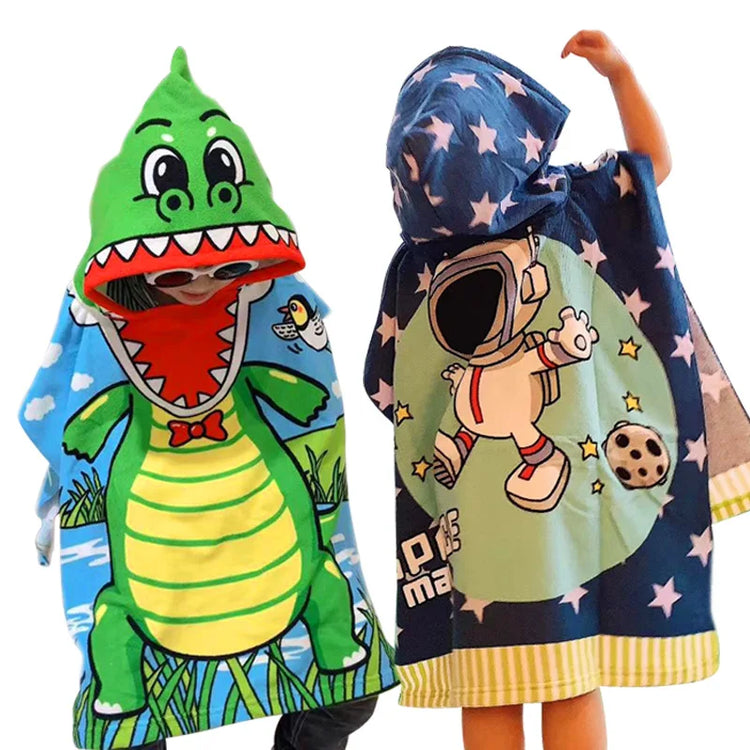 Serviette de bain enfants avec capuche 4