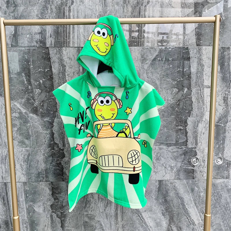 Serviette de bain enfants avec capuche 6