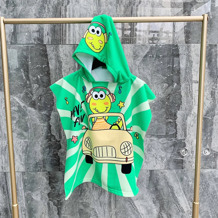 Serviette de bain enfants avec capuche 6