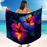 Serviette de bain hibiscus 3