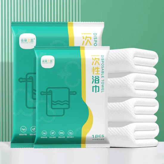 Serviette de bain jetable