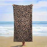 Serviette de bain léopard 8