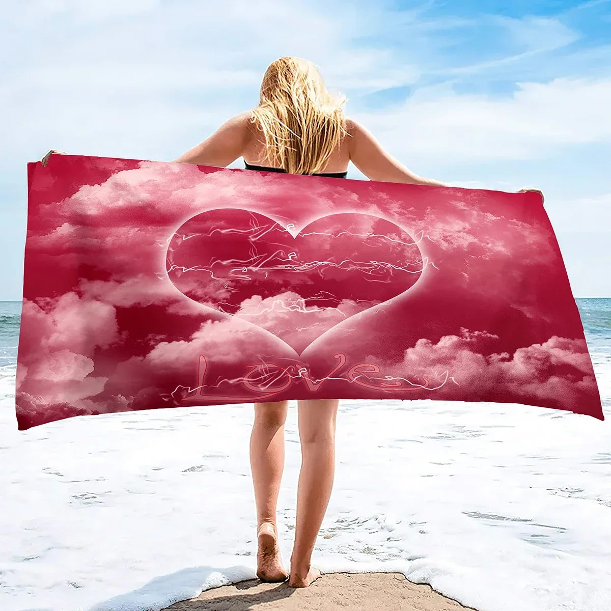 Serviette de bain love 11