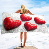 Serviette de bain love 2