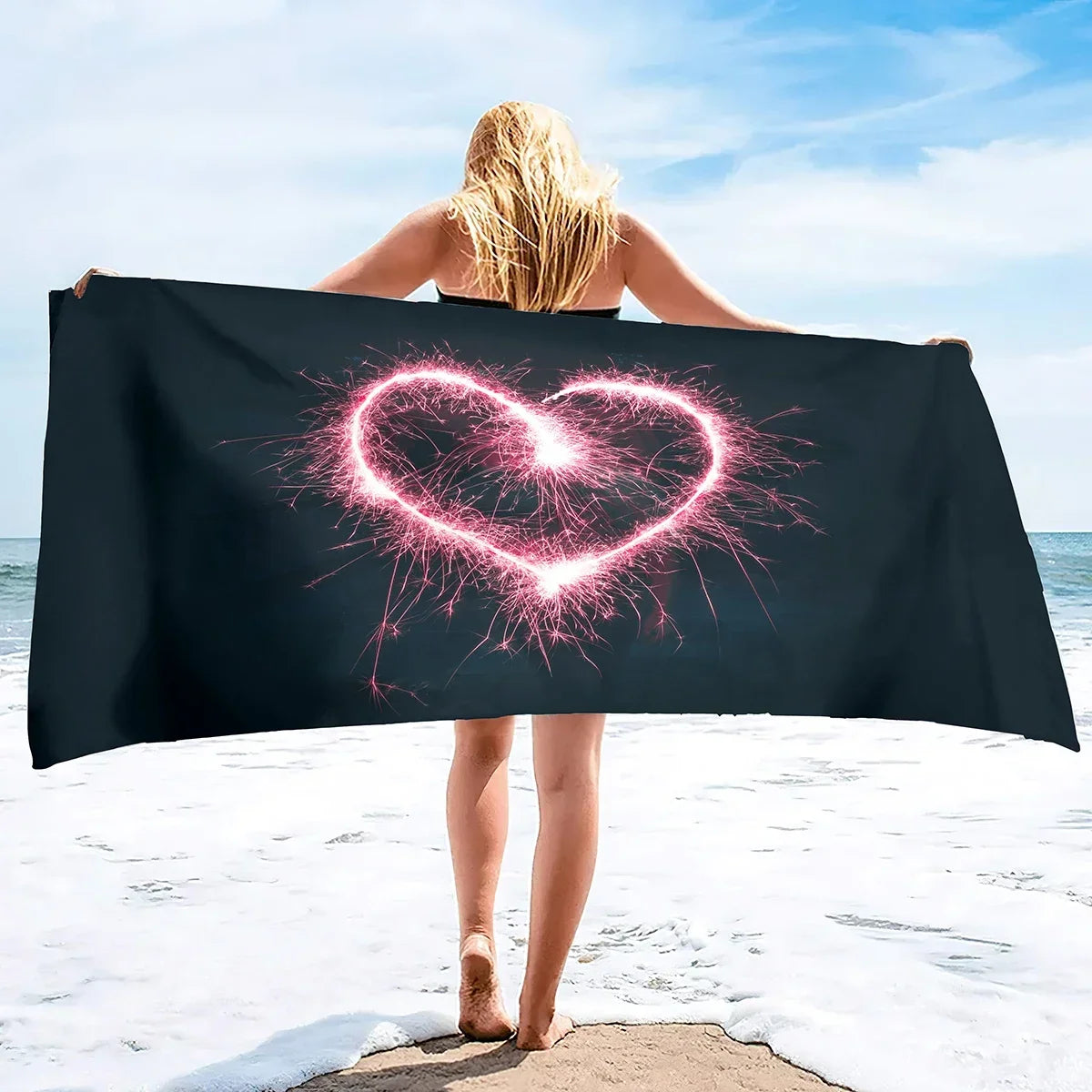 Serviette de bain love 4