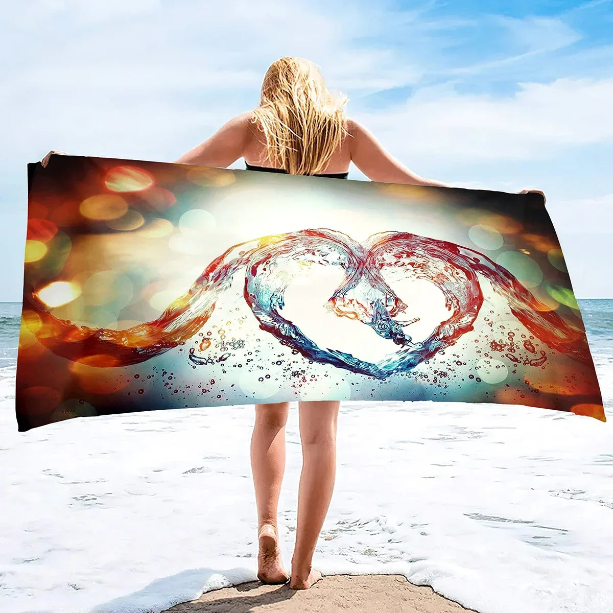 Serviette de bain love 5