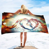 Serviette de bain love 5