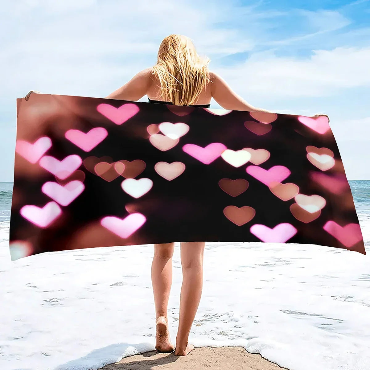 Serviette de bain love 8