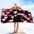 Serviette de bain love 8