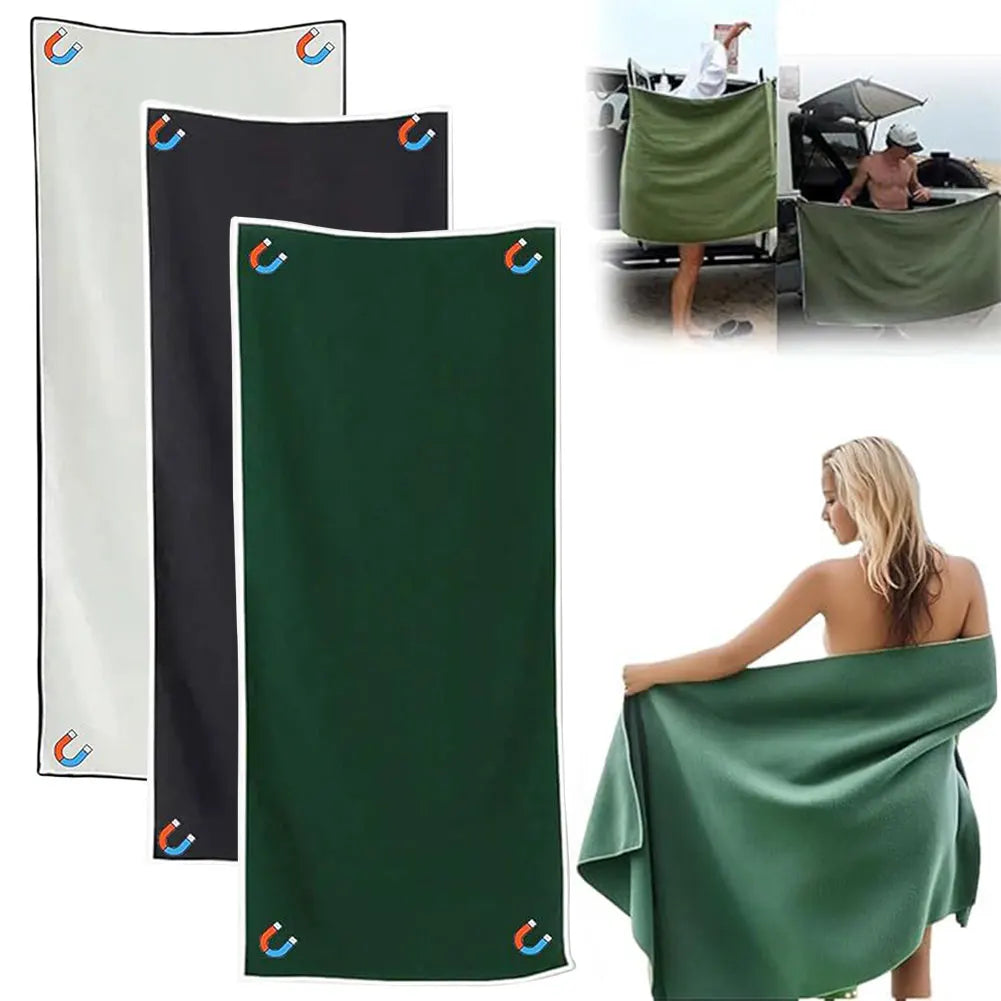 Serviette de bain magnétique