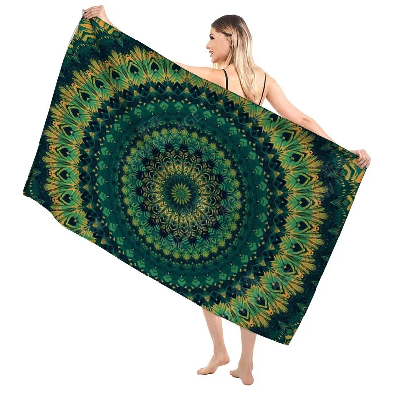 Serviette de bain mandala