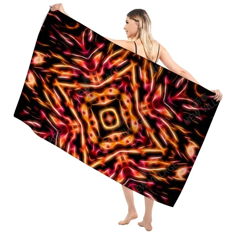 Serviette de bain mandala 15