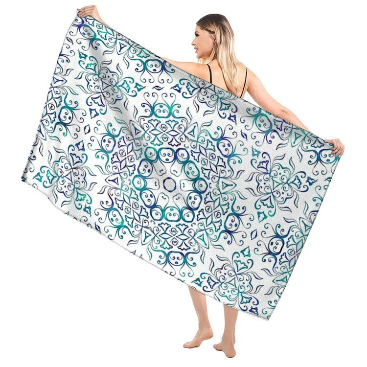 Serviette de bain mandala 16