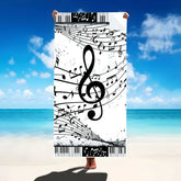 Serviette de bain musique