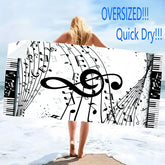 Serviette de bain musique 2