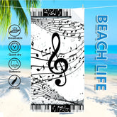 Serviette de bain musique 4