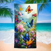 Serviette de bain papillons 4