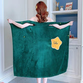 Serviette de bain peignoir