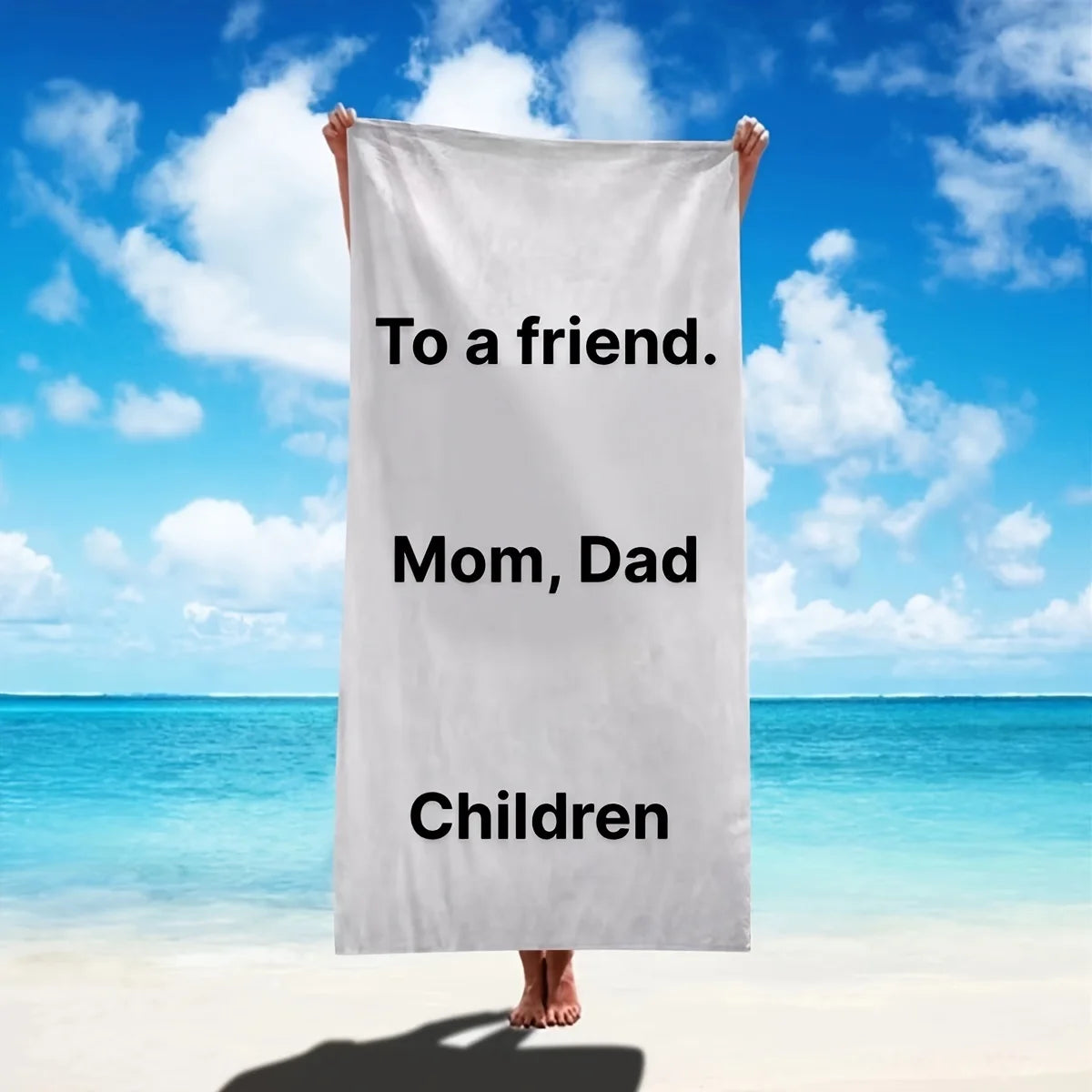 Serviette de bain personnalisée 3