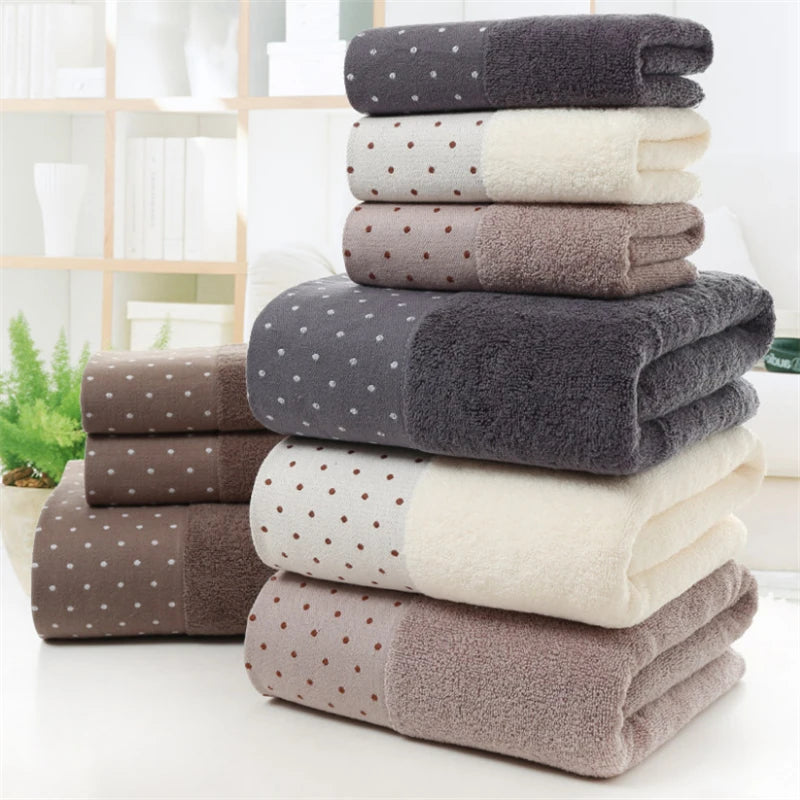 Serviette de bain petits points 3