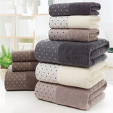 Serviette de bain petits points 3