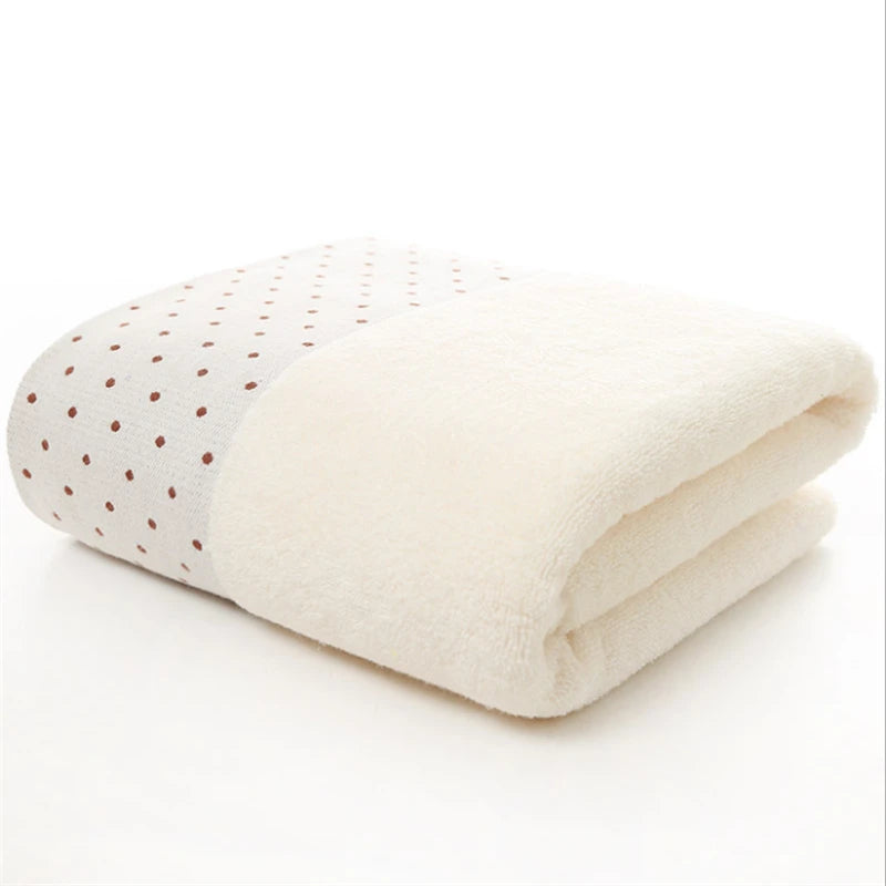 Serviette de bain petits points 4