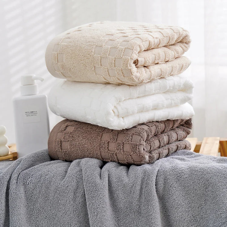 Serviette de bain à plaid 4