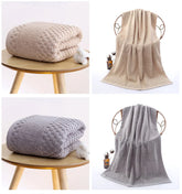 Serviette de bain à plaid 5