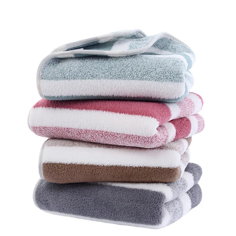 Serviette de bain rayée 2