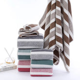 Serviette de bain rayée 3
