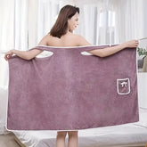 Serviette de bain robe à bretelles 7