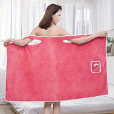 Serviette de bain robe à bretelles 8