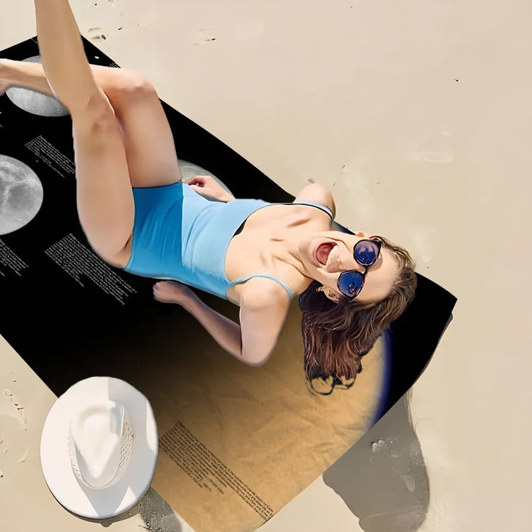 Serviette de bain système solaire 3
